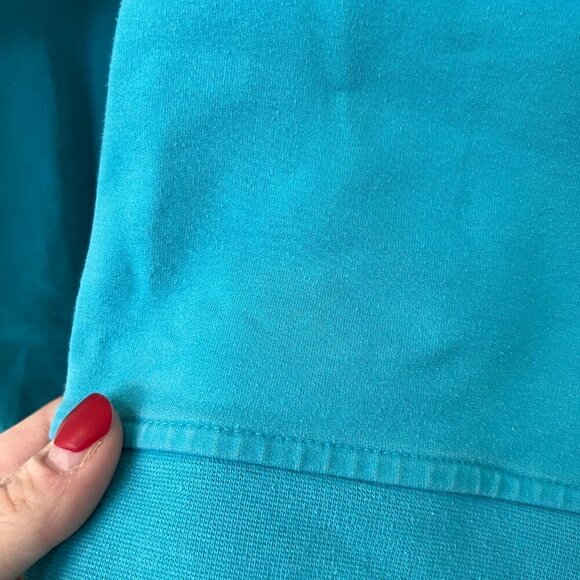 Lululemon "Vintage" Zip Up Jacket Sz 8 M Blue - Picture 8 of 12